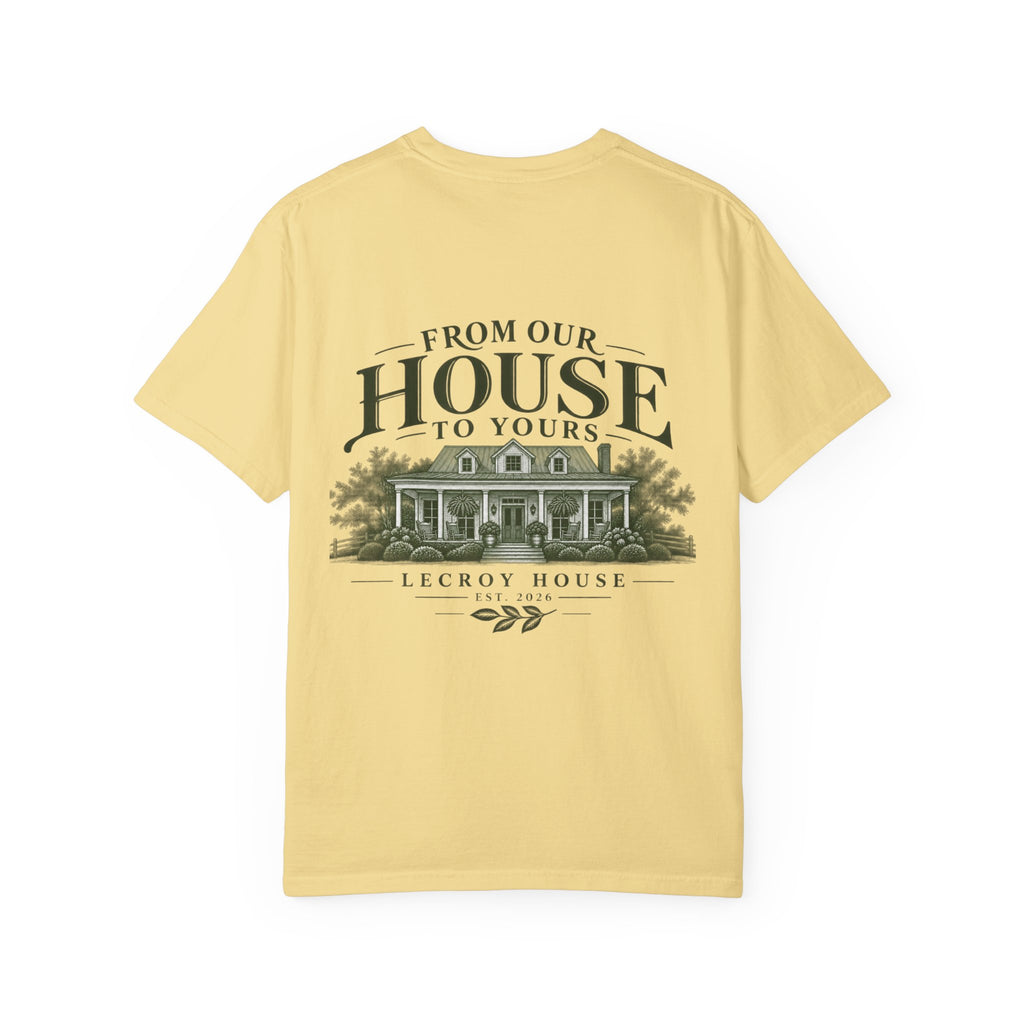 House Portrait T‑Shirt — "From Our House to Yours" Graphic Tee