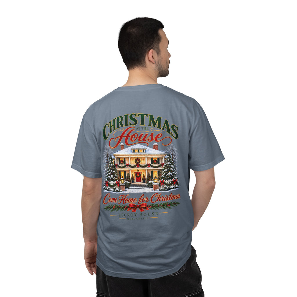 Christmas at the House T-Shirt — “Come Home for Christmas” Holiday Tee