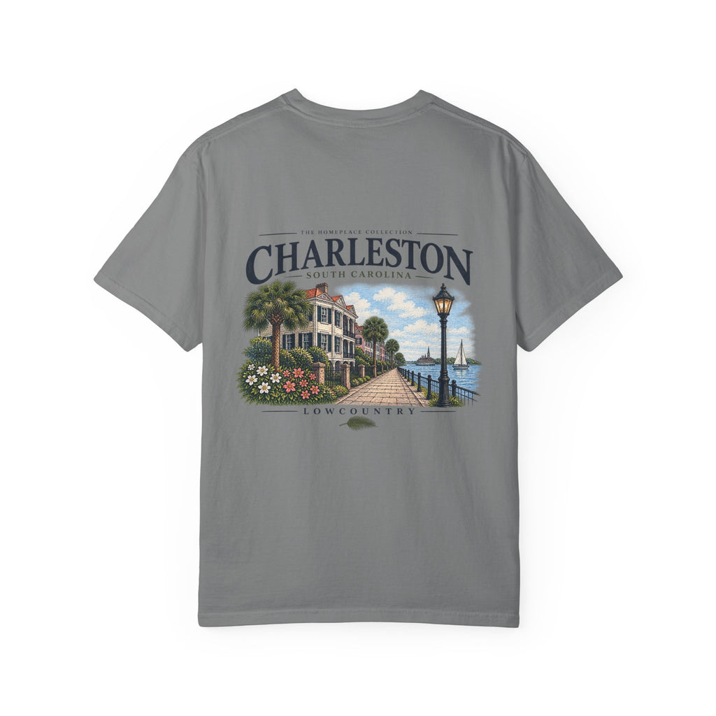 Charleston Lowcountry Graphic T-Shirt — Historic Waterfront Souvenir