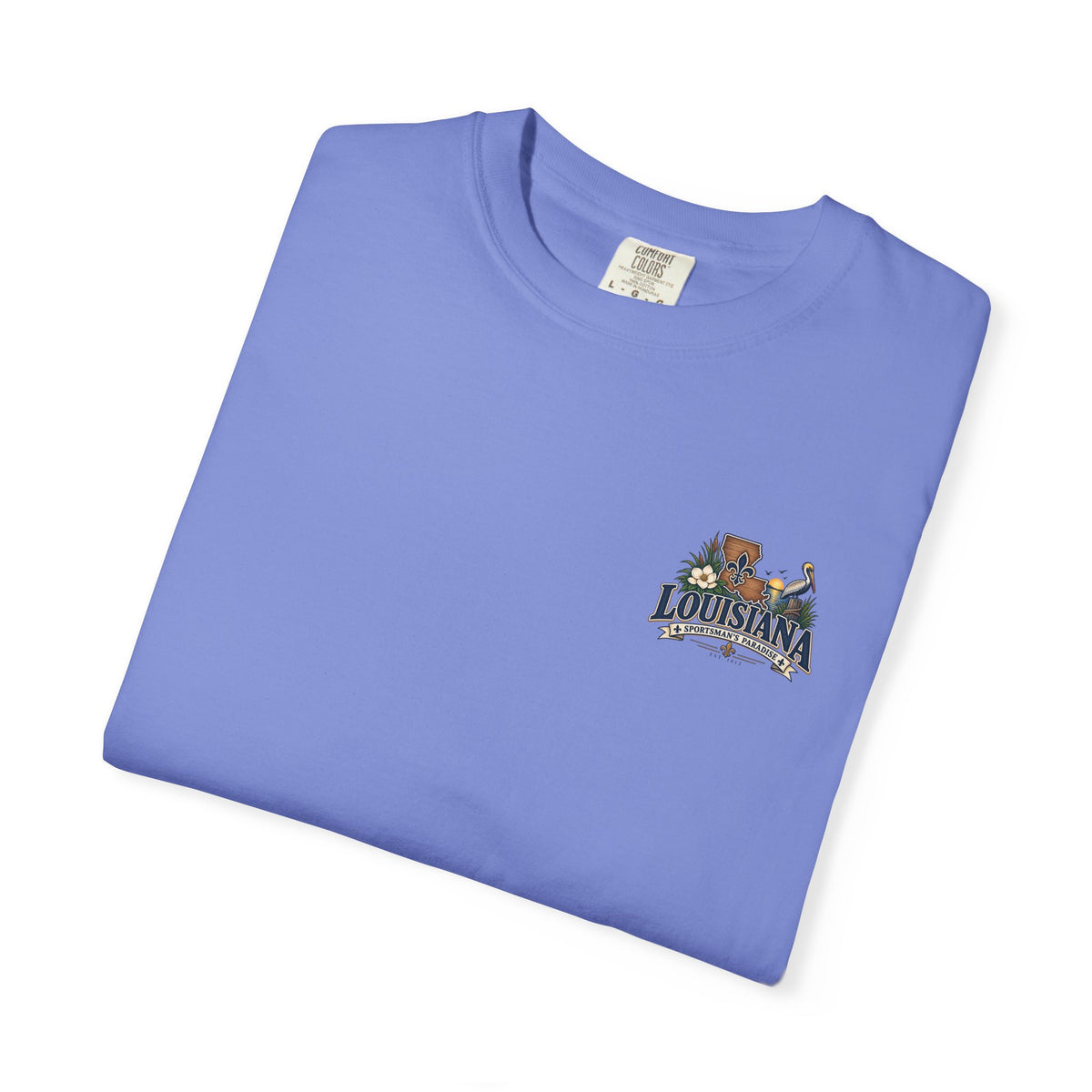 Louisiana Scenic T‑Shirt — State Souvenir Tee (Bayou, Jazz & Cajun Design)
