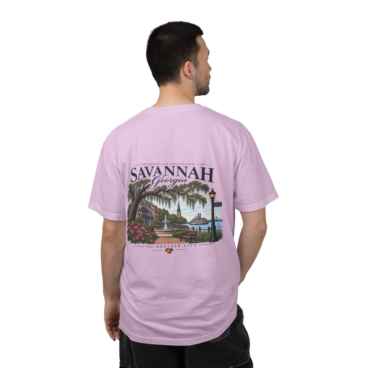 Savannah Georgia Scenic T-Shirt — Riverfront Ogeechee Park Design
