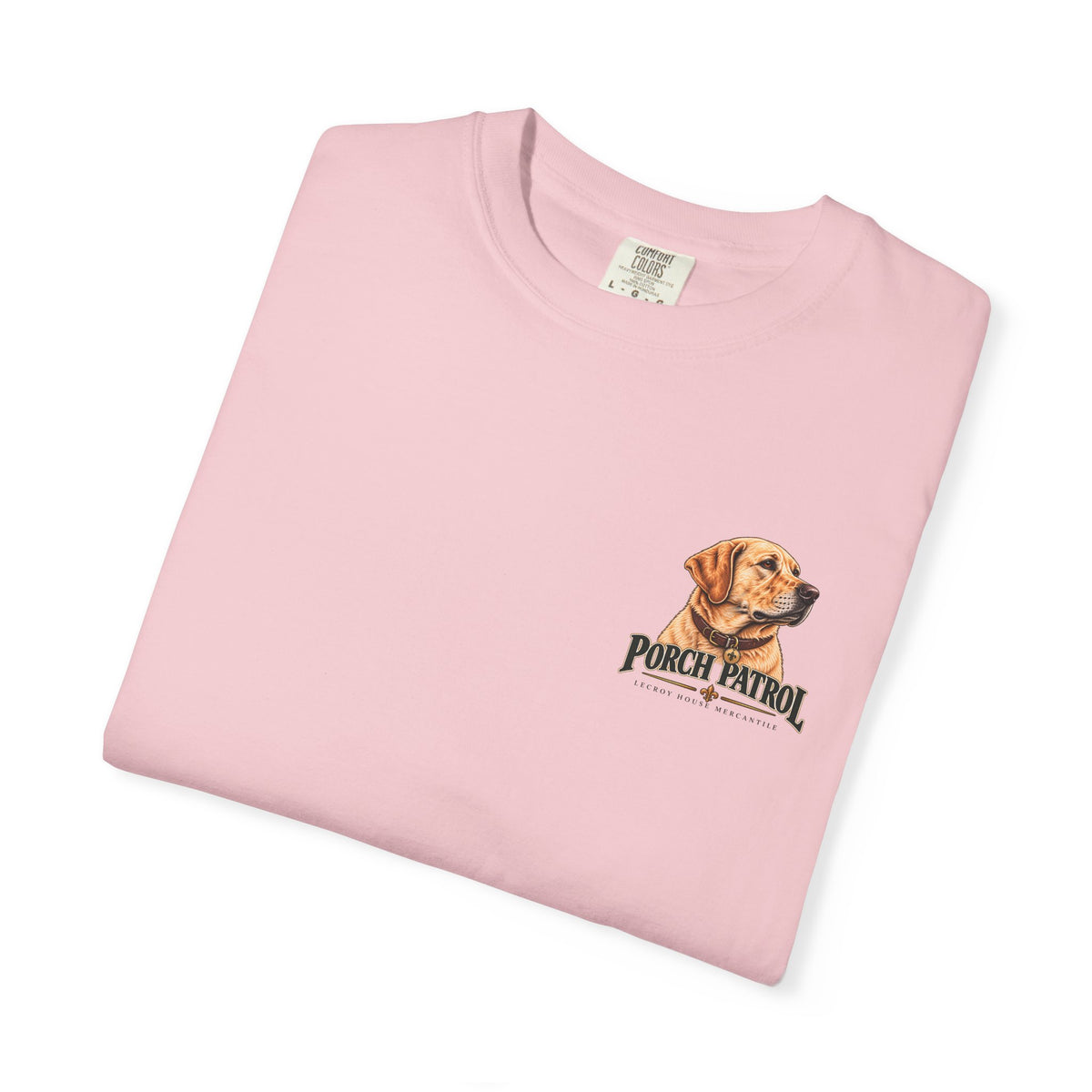 Porch Patrol Dog T-Shirt – Vintage Labrador Graphic Tee