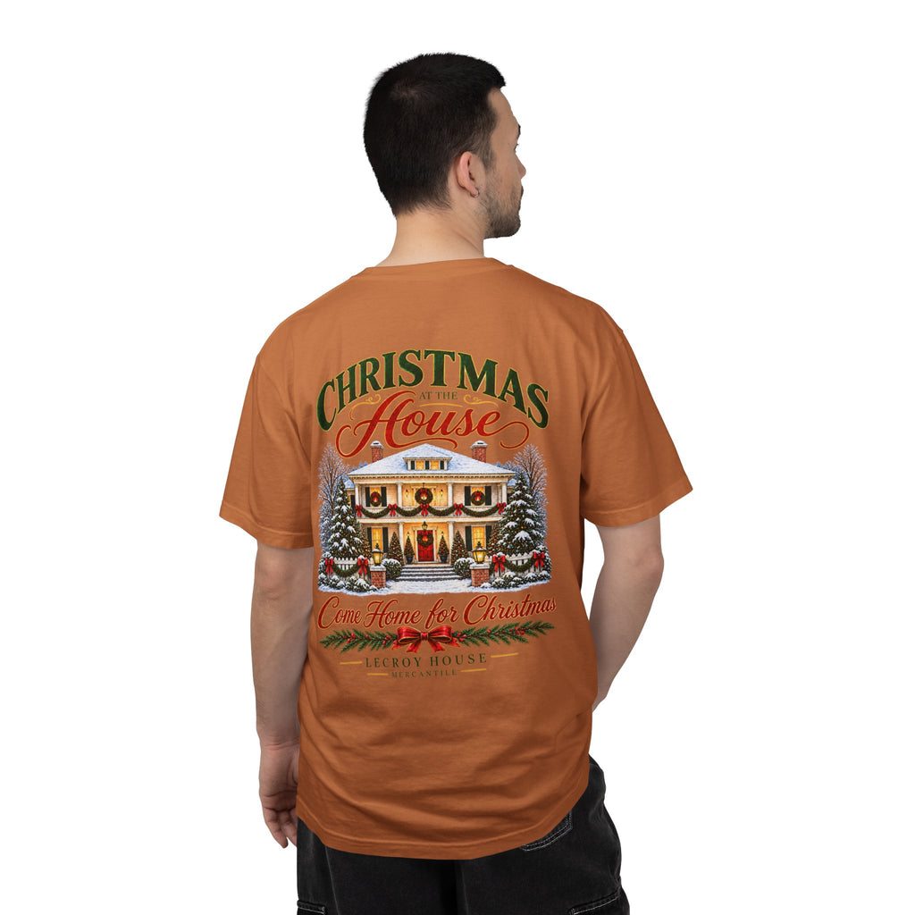 Christmas at the House T-Shirt — “Come Home for Christmas” Holiday Tee
