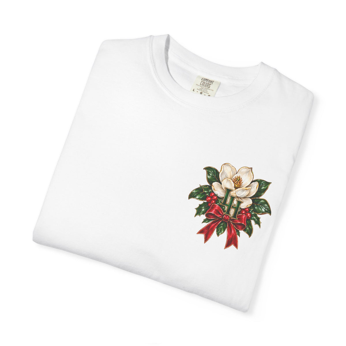 Christmas Magnolia T-Shirt — “A Very Merry Southern Christmas” Holiday Tee