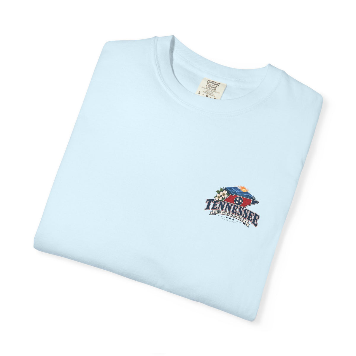 Tennessee Scenic T-Shirt — "Tennessee The Volunteer State" Vintage Travel Tee