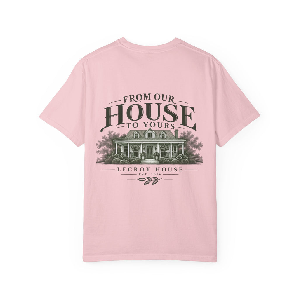 House Portrait T‑Shirt — "From Our House to Yours" Graphic Tee