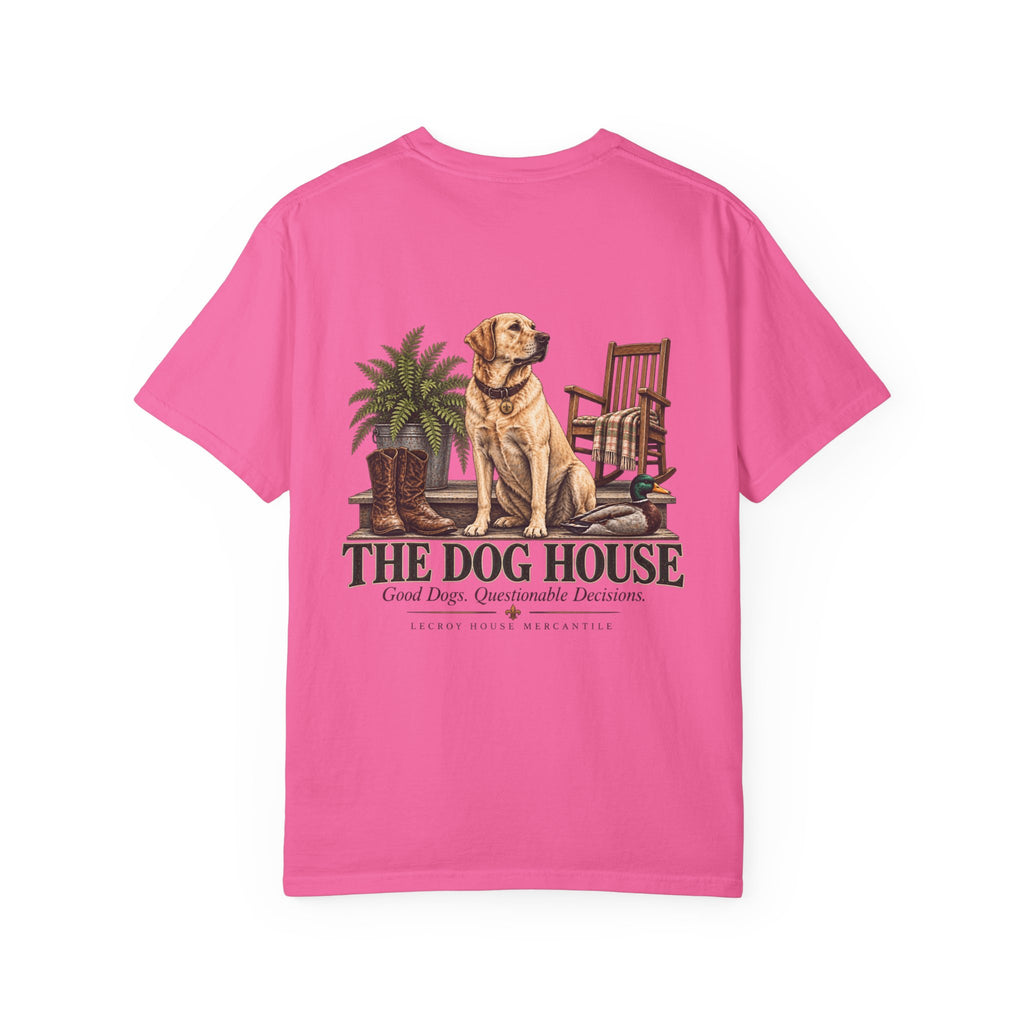Dog House Graphic T-Shirt — 'The Dog House' Labrador Design