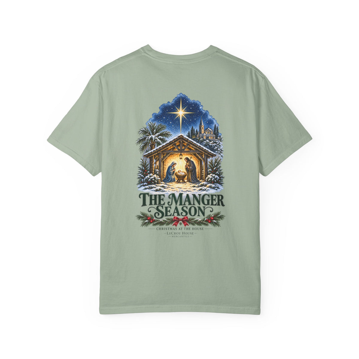 Christmas Nativity T-Shirt — "The Manger Season" Holiday Tee
