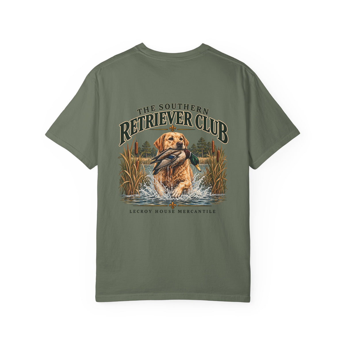 Retriever Club T-Shirt – 'The Southern Retriever Club' Hunting Dog Graphic Tee