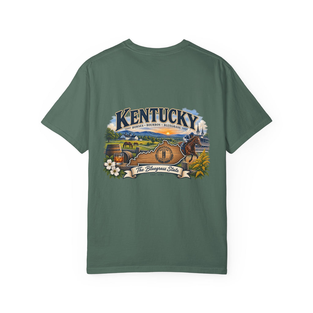 Kentucky Scenic Horseback T-Shirt — The Bluegrass State Graphic Tee