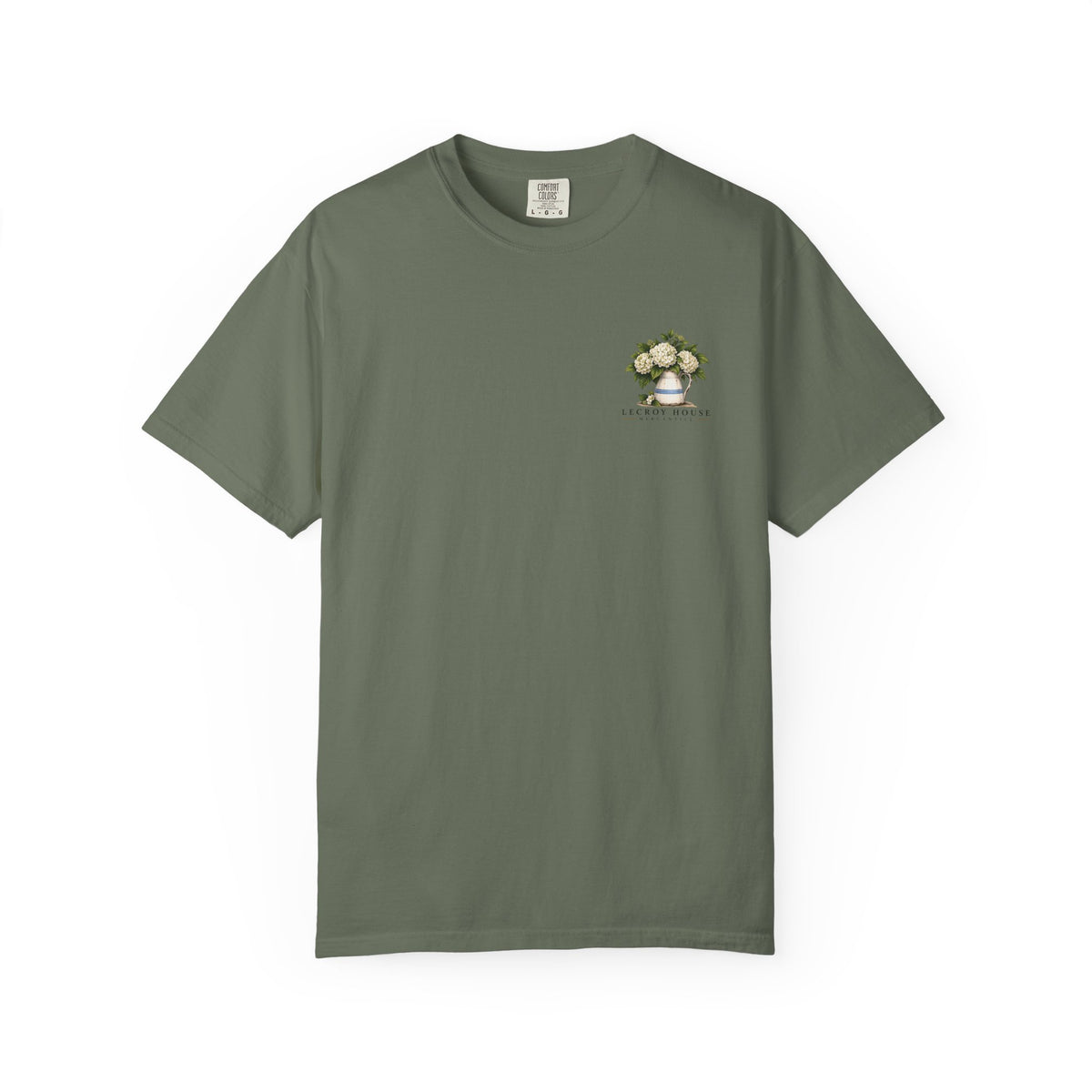 T-Shirt — "Stay For Supper" Scenic Dinner Porch Graphic
