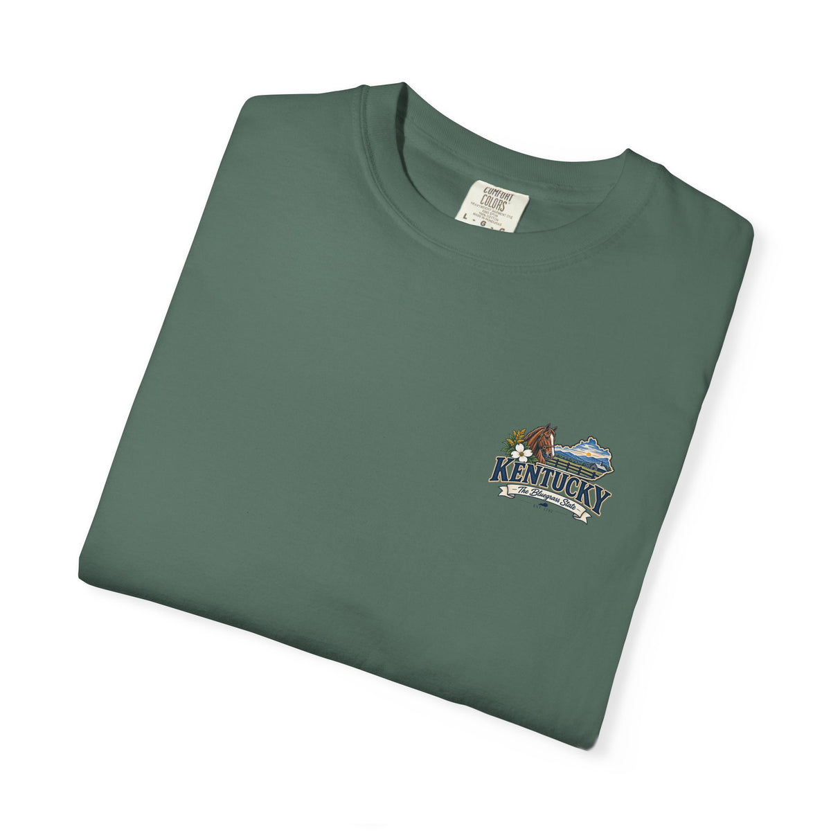 Kentucky Scenic Horseback T-Shirt — The Bluegrass State Graphic Tee