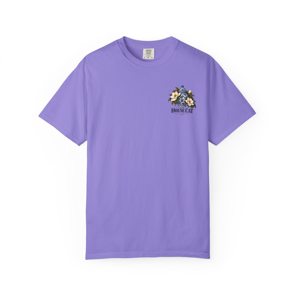 T-Shirt — Cozy Cat Lounge Graphic ("House Cat")
