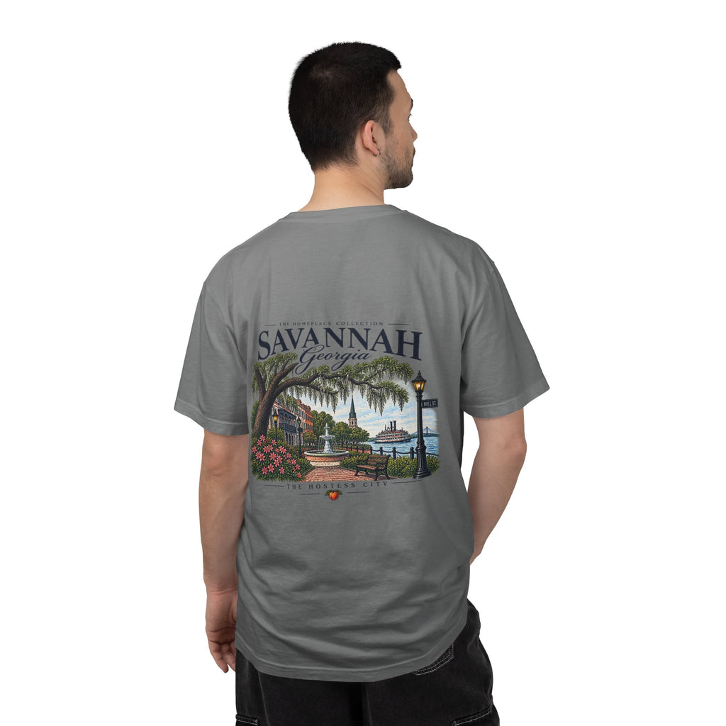 Savannah Georgia Scenic T-Shirt — Riverfront Ogeechee Park Design