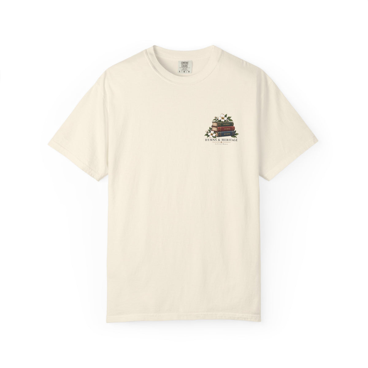 The Old Hymns T-Shirt — Vintage Hymnal Stack Christian Music Tee