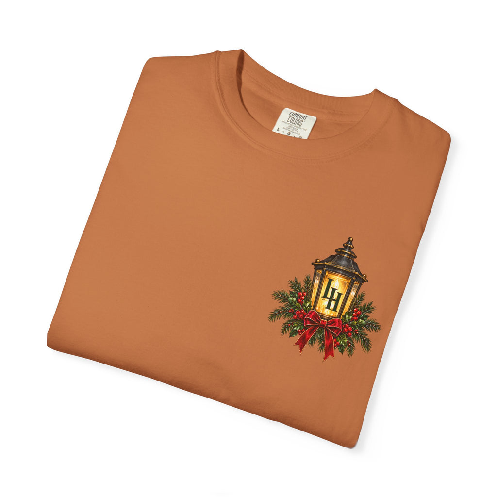 Christmas Porch Lantern T-Shirt — "Santa, We Left the Porch Light On" Holiday Tee