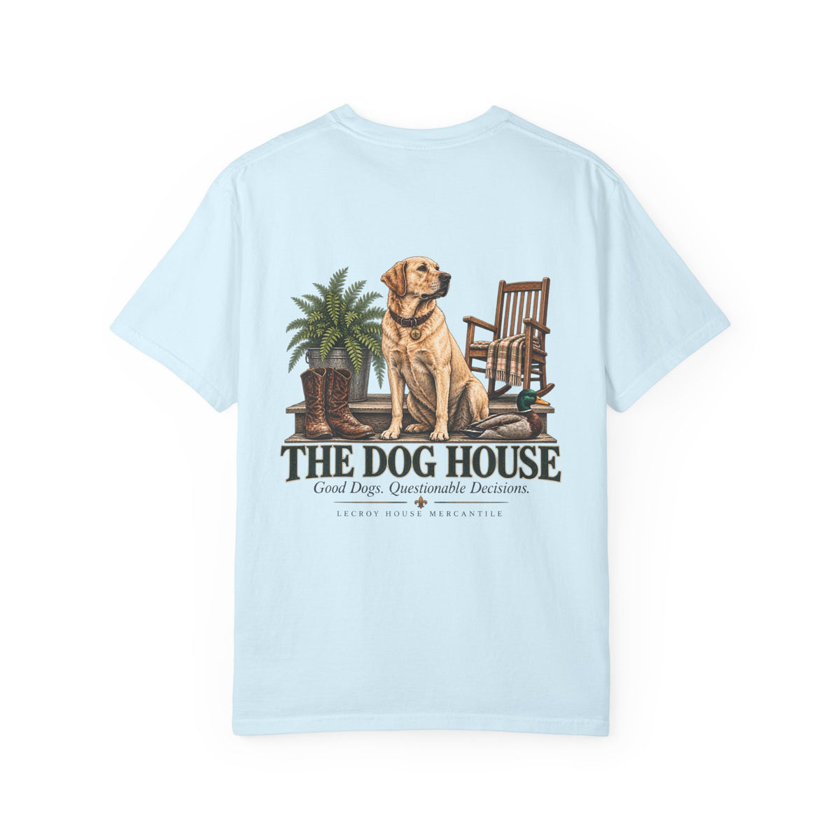 Dog House Graphic T-Shirt — 'The Dog House' Labrador Design
