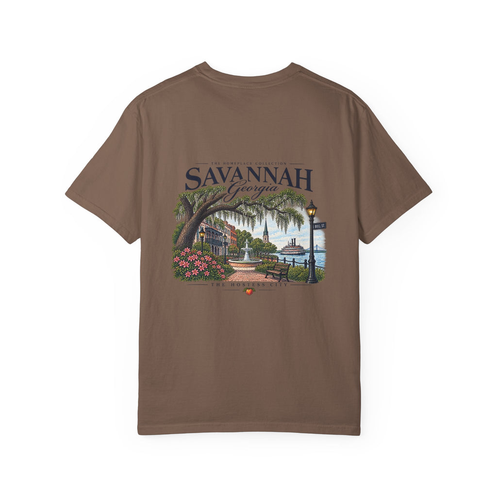Savannah Georgia Scenic T-Shirt — Riverfront Ogeechee Park Design