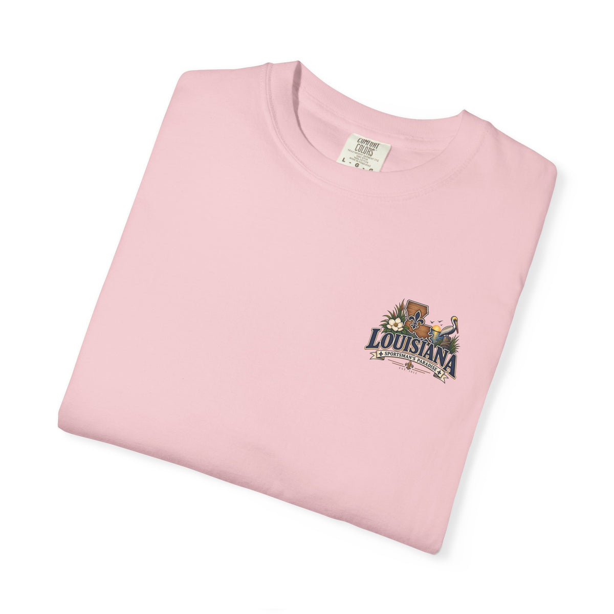 Louisiana Scenic T‑Shirt — State Souvenir Tee (Bayou, Jazz & Cajun Design)