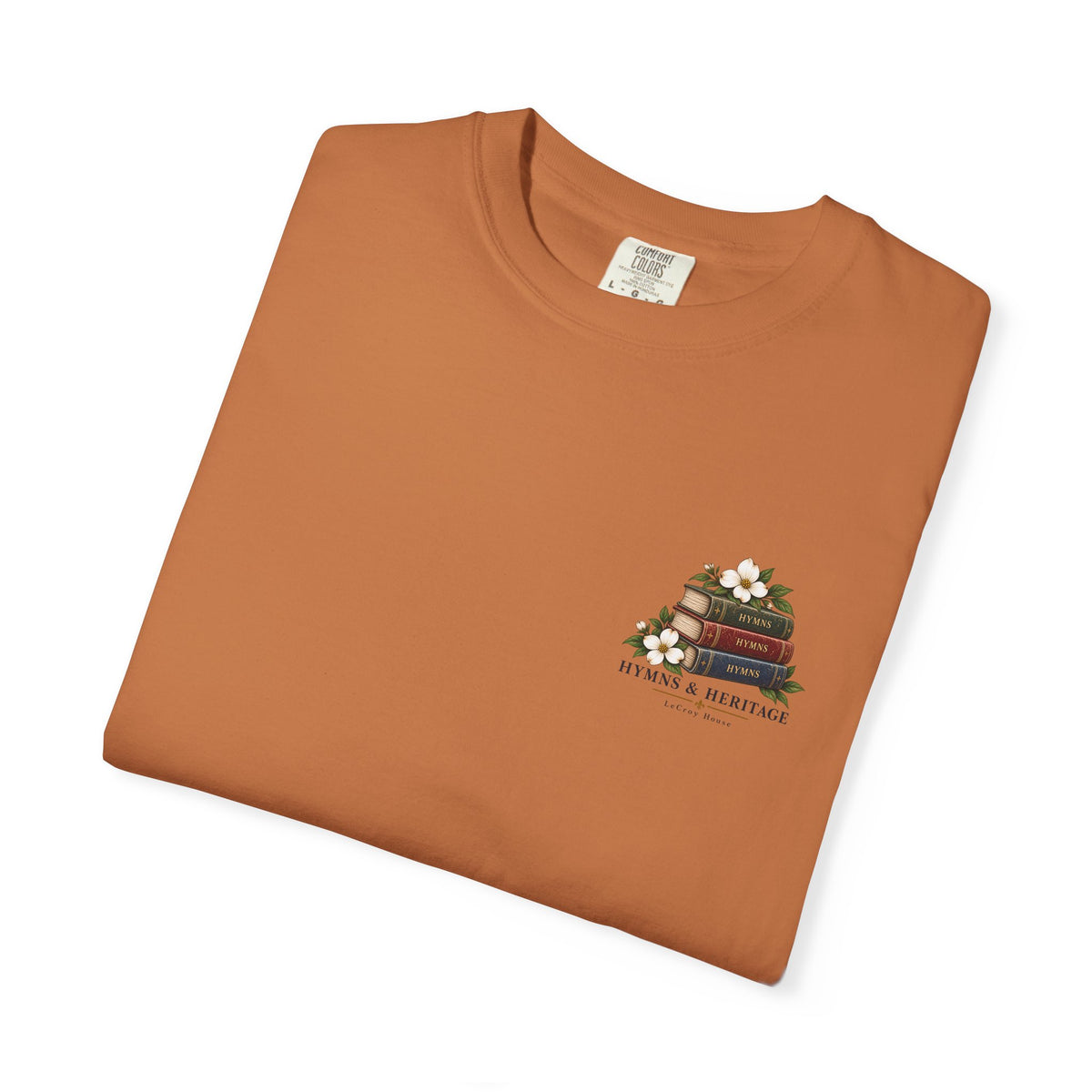 The Old Hymns T-Shirt — Vintage Hymnal Stack Christian Music Tee