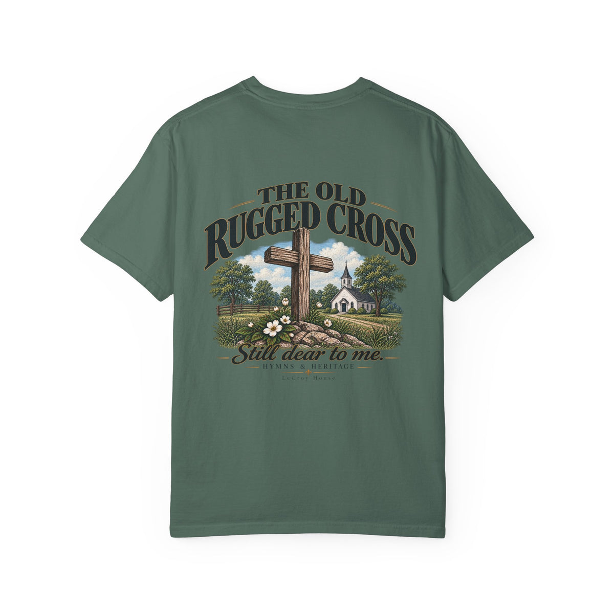 The Old Rugged Cross T-shirt — Christian Cross Graphic Tee