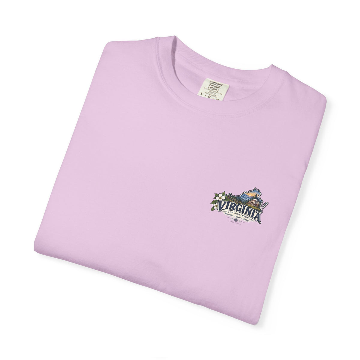 Virginia Scenic T-Shirt — Retro State Pride Design