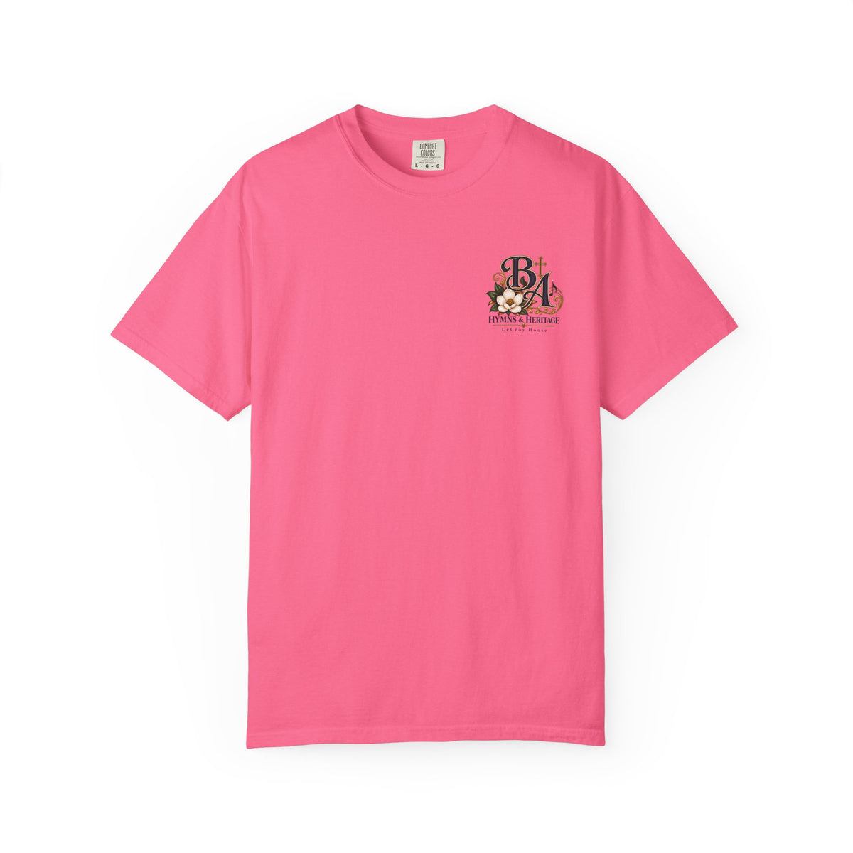 Blessed Assurance T-Shirt — "Jesus Is Mine" Floral Christian Tee