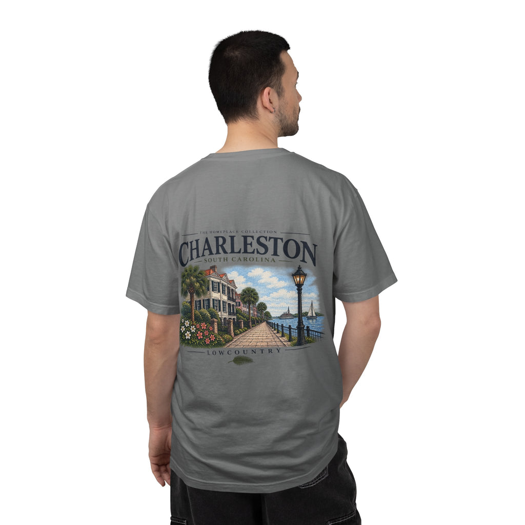 Charleston Lowcountry Graphic T-Shirt — Historic Waterfront Souvenir