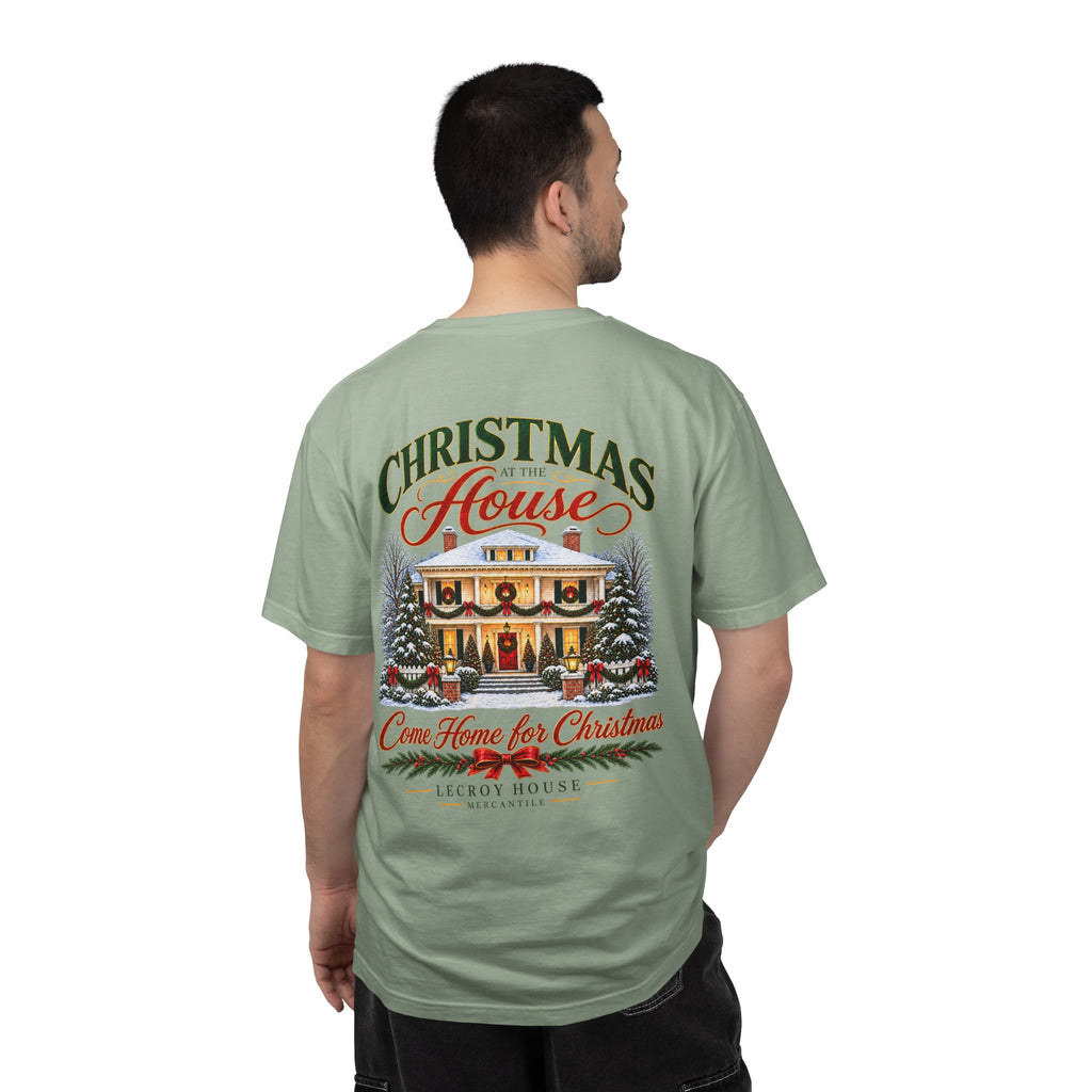 Christmas at the House T-Shirt — “Come Home for Christmas” Holiday Tee