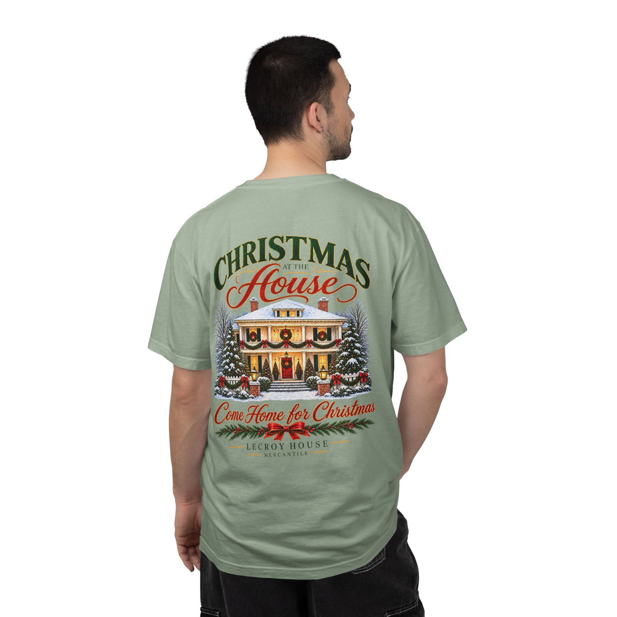 Christmas at the House T-Shirt — “Come Home for Christmas” Holiday Tee