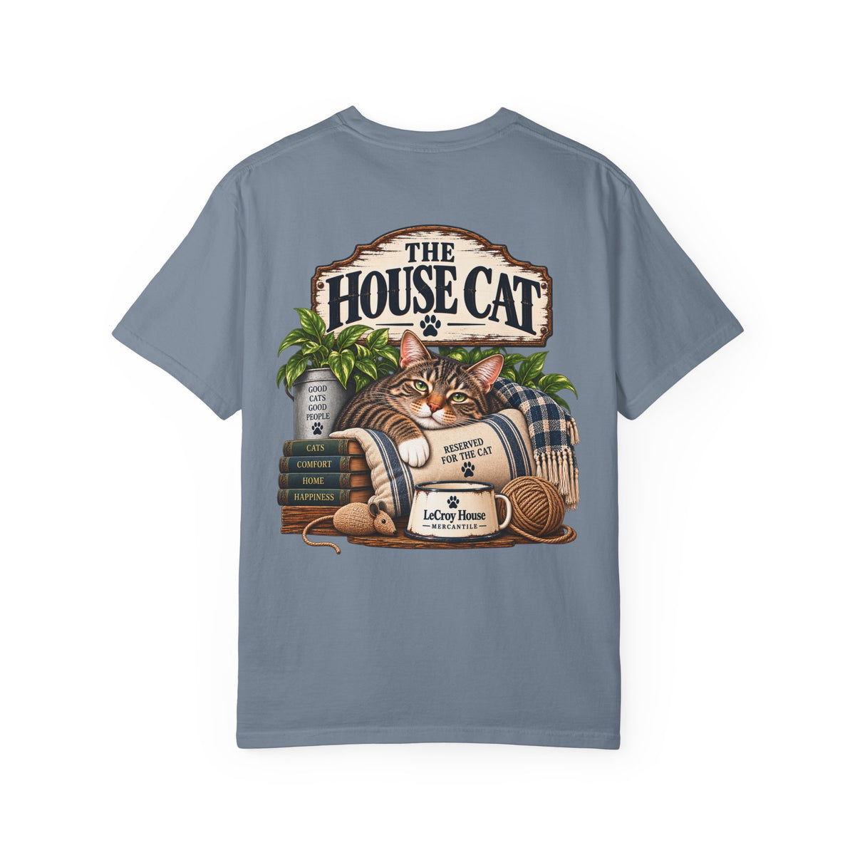House Cat T-Shirt — Cozy Cat Lover Graphic Tee