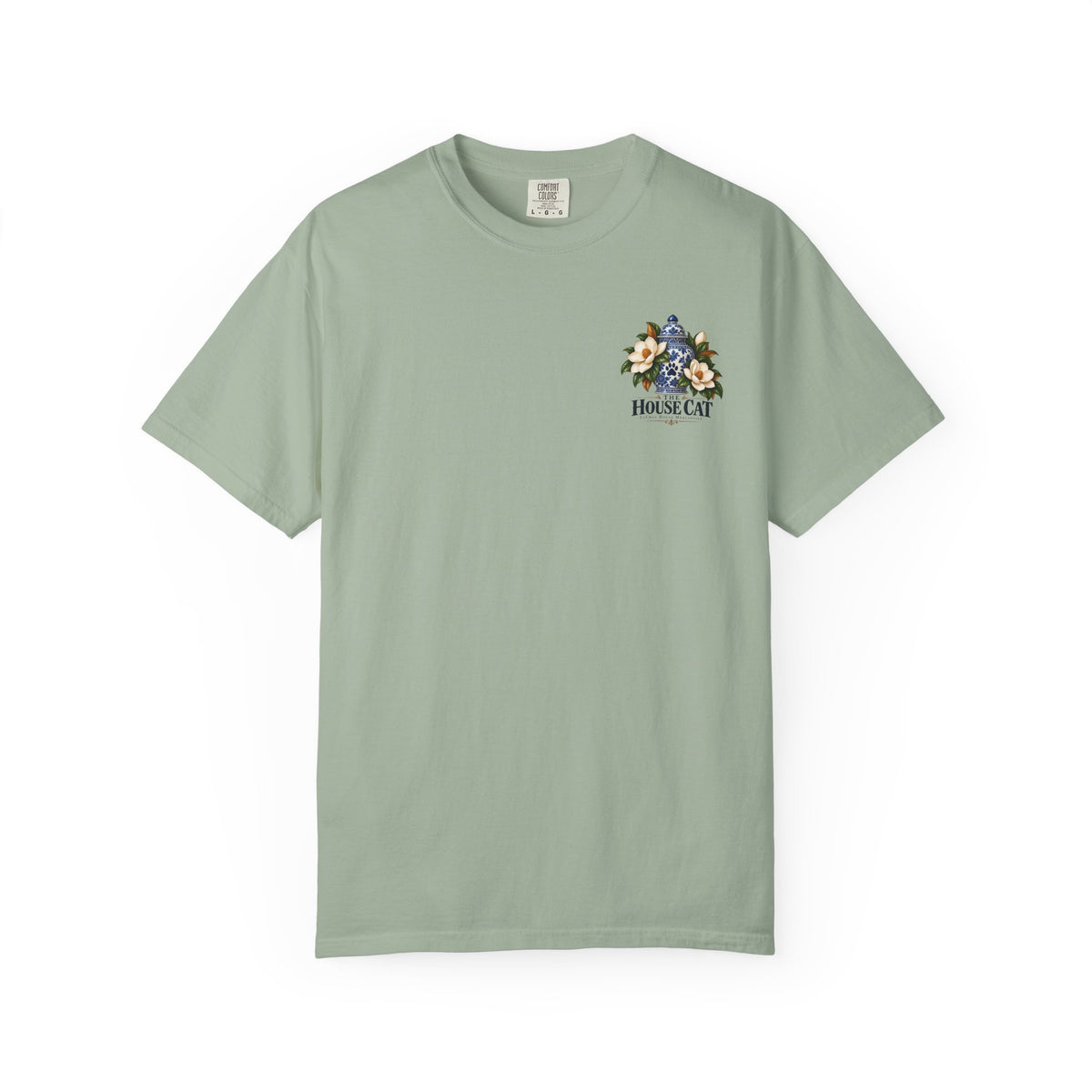 T-Shirt — Cozy Cat Lounge Graphic ("House Cat")