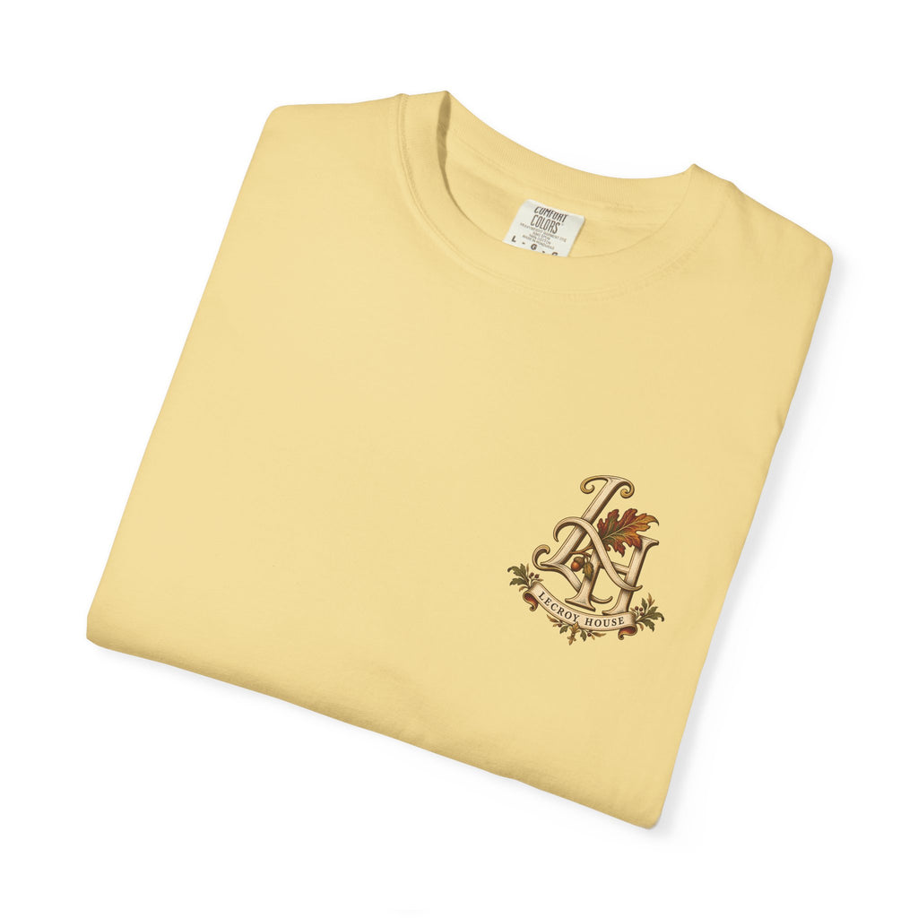 Harvest at the House Graphic T-Shirt — Fall Pumpkin Farmhouse Tee