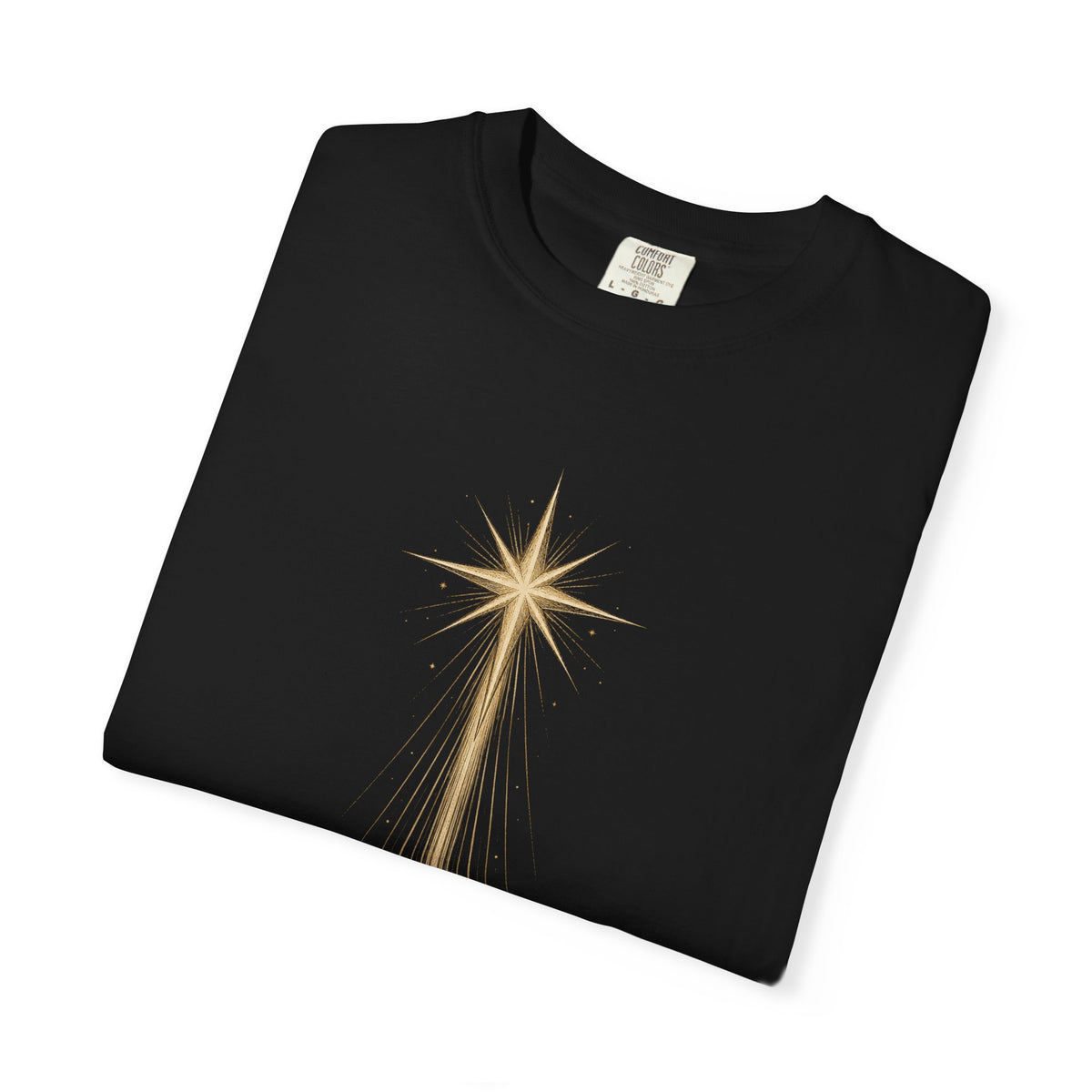 The Light Came Down T-Shirt — Nativity Christmas Star Tee