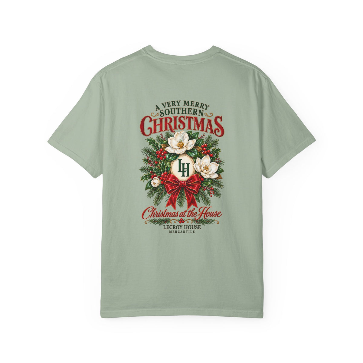 Christmas Magnolia T-Shirt — “A Very Merry Southern Christmas” Holiday Tee