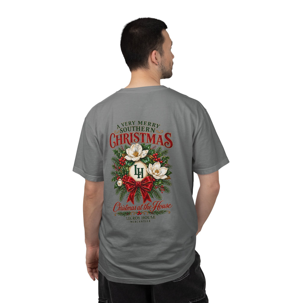 Christmas Magnolia T-Shirt — “A Very Merry Southern Christmas” Holiday Tee