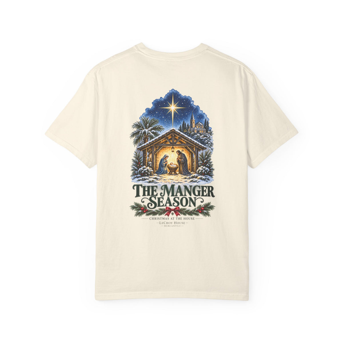 Christmas Nativity T-Shirt — "The Manger Season" Holiday Tee