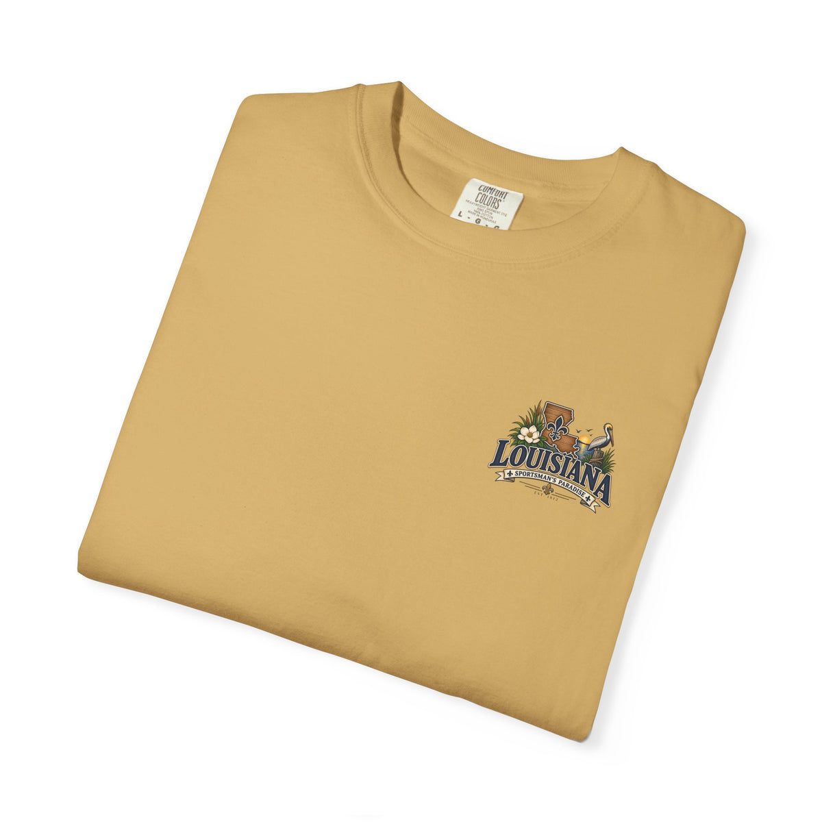 Louisiana Scenic T‑Shirt — State Souvenir Tee (Bayou, Jazz & Cajun Design)