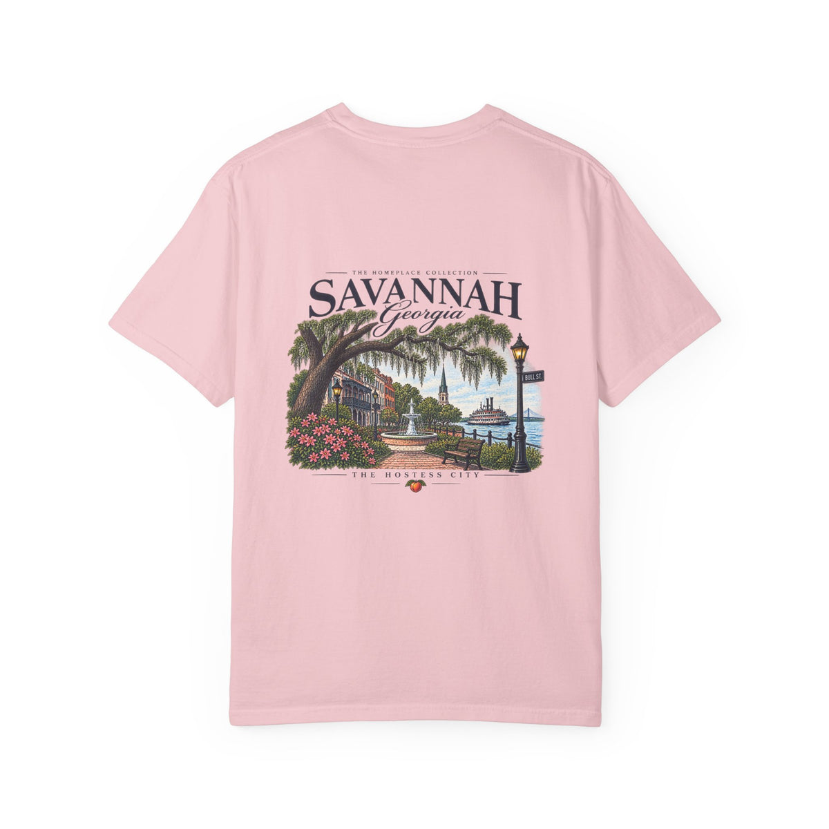 Savannah Georgia Scenic T-Shirt — Riverfront Ogeechee Park Design