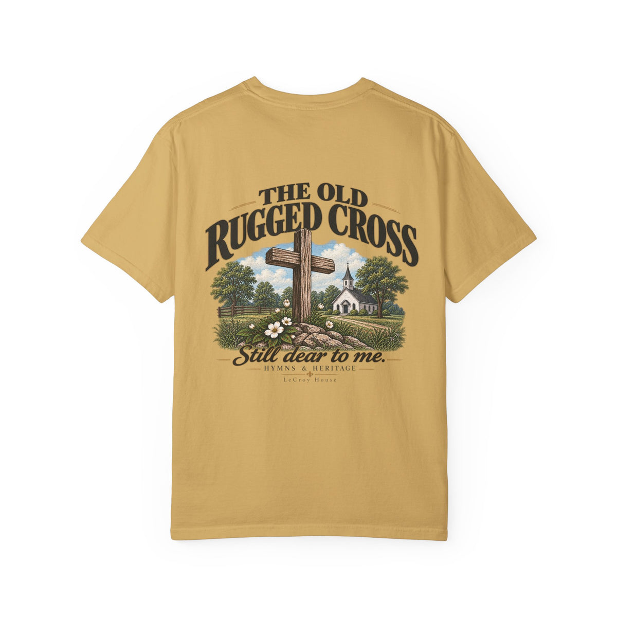 The Old Rugged Cross T-shirt — Christian Cross Graphic Tee