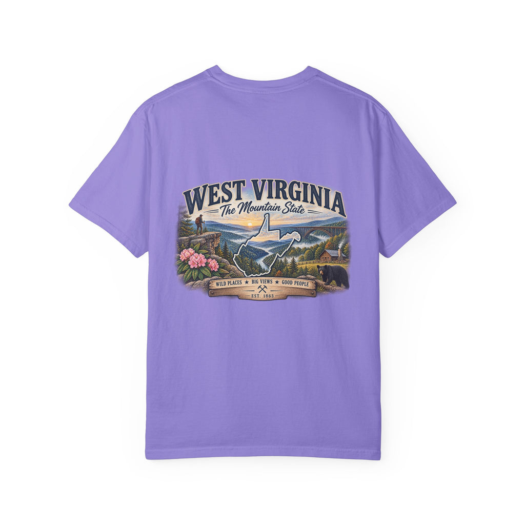 West Virginia Mountain State T-Shirt — Scenic State Pride Tee