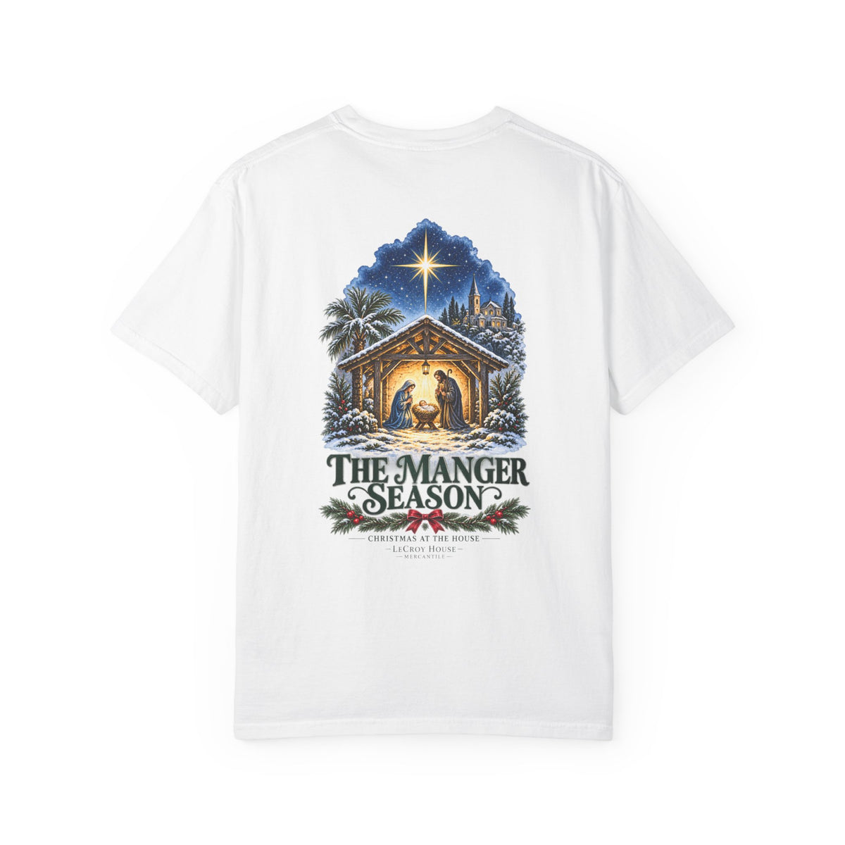 Christmas Nativity T-Shirt — "The Manger Season" Holiday Tee