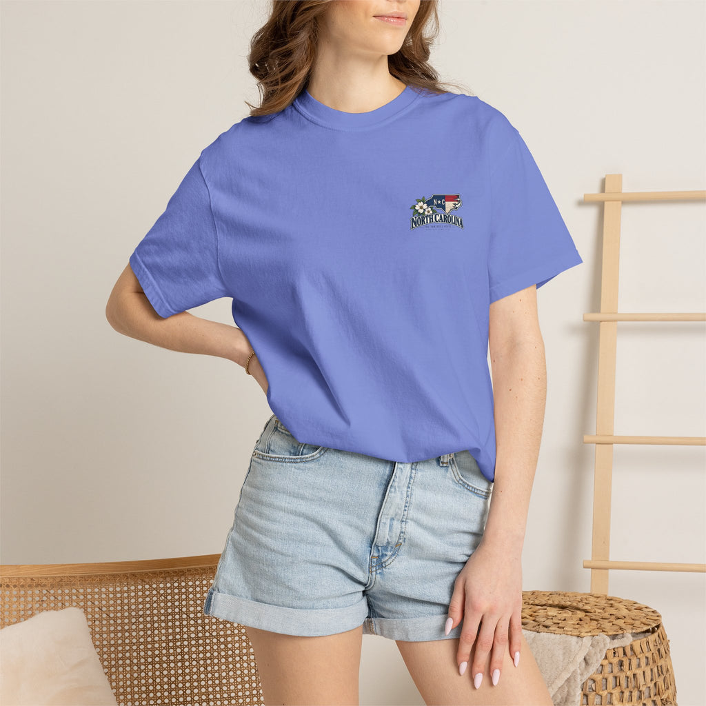 North Carolina State T-Shirt – 'The Tar Heel State' Scenic Tee