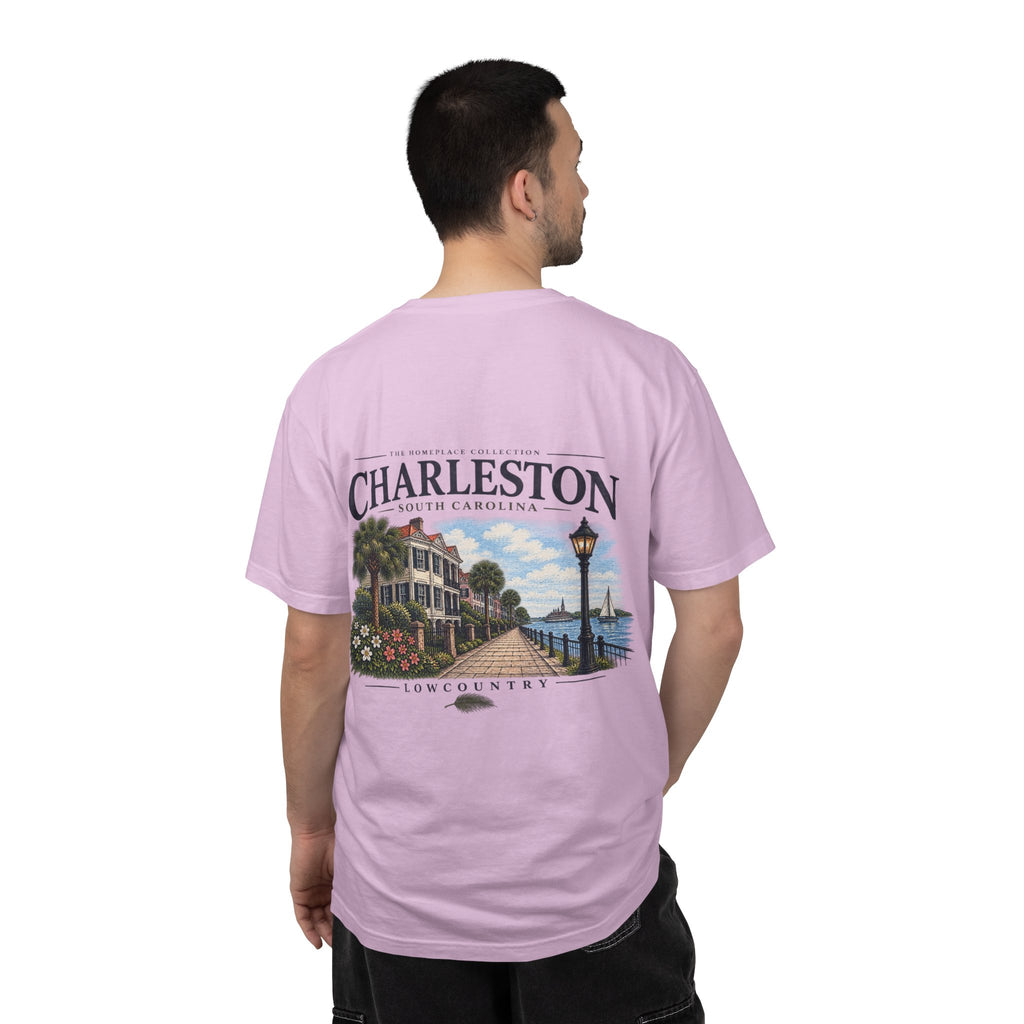 Charleston Lowcountry Graphic T-Shirt — Historic Waterfront Souvenir
