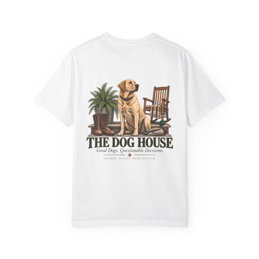 Dog House Graphic T-Shirt — 'The Dog House' Labrador Design