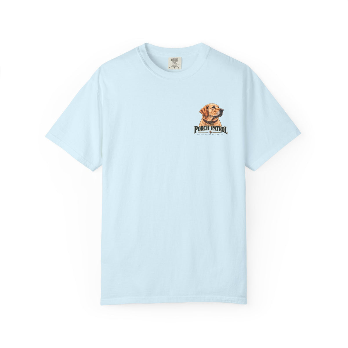 Porch Patrol Dog T-Shirt – Vintage Labrador Graphic Tee