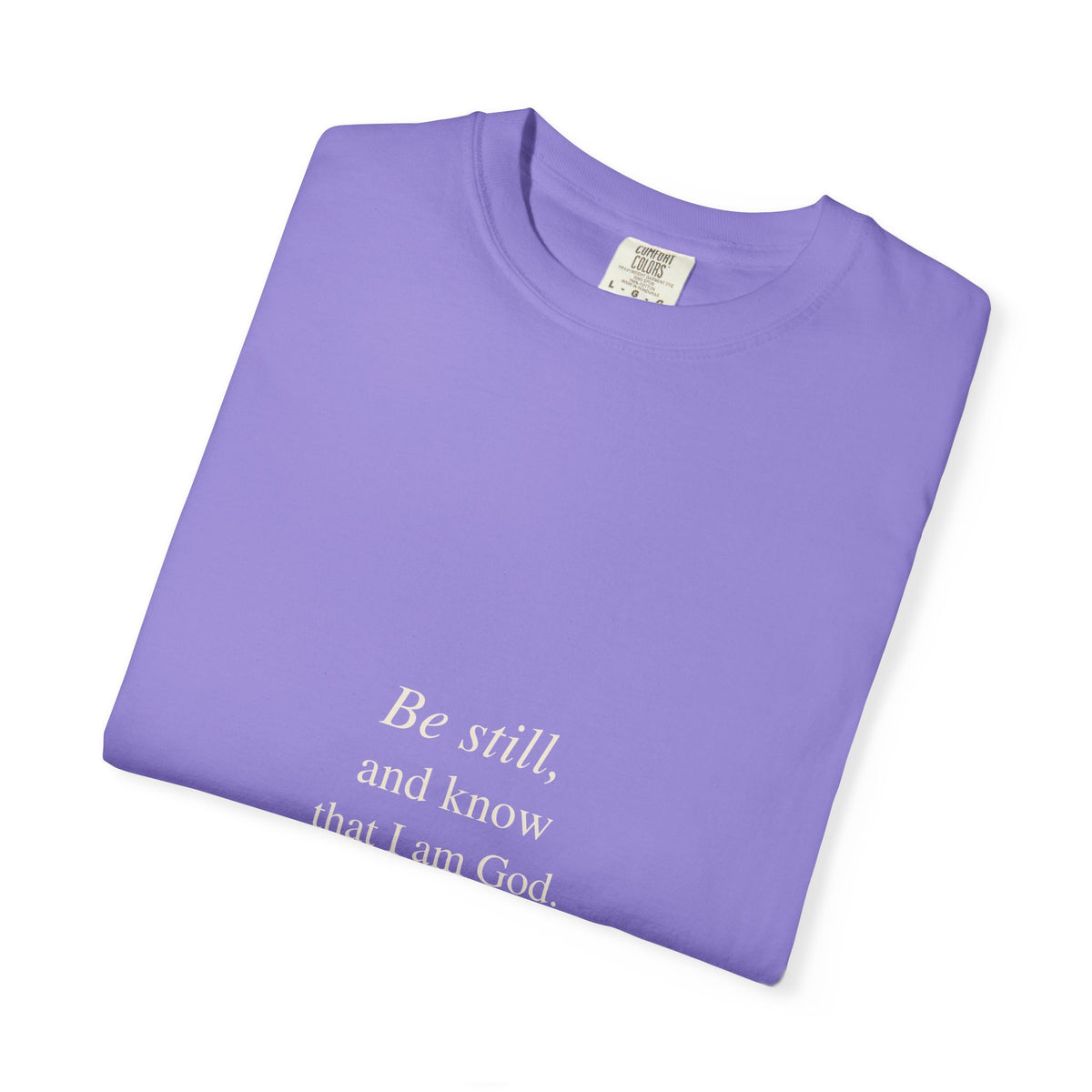 Classic White T-Shirt — Soft Garment-Dyed Crew Tee