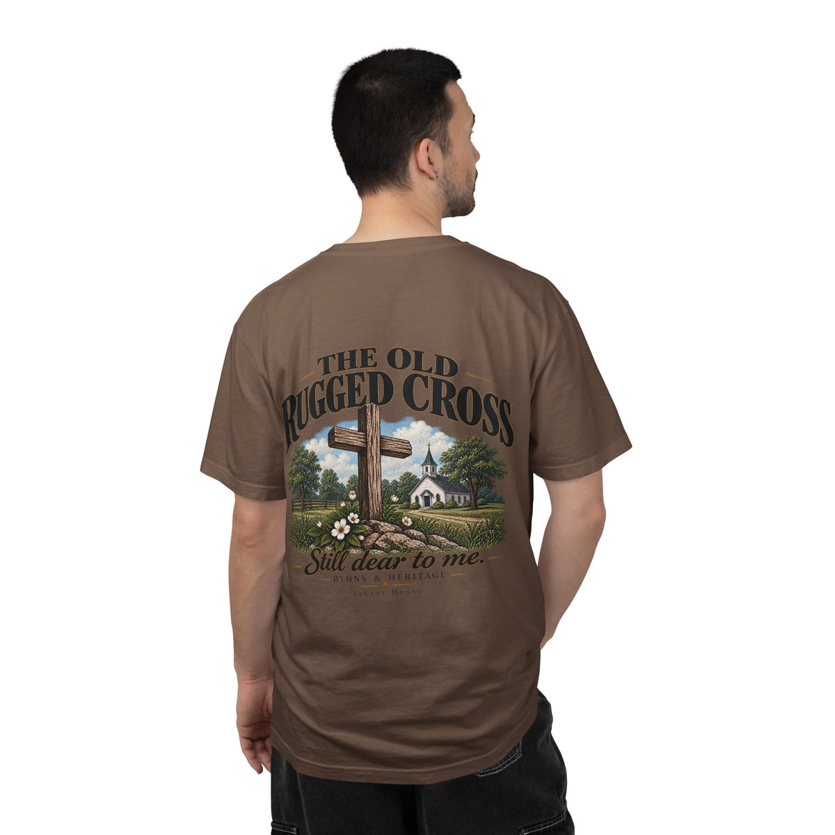 The Old Rugged Cross T-shirt — Christian Cross Graphic Tee