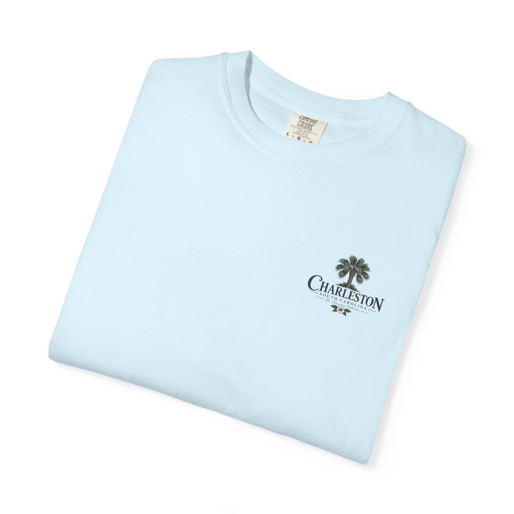 Charleston Lowcountry Graphic T-Shirt — Historic Waterfront Souvenir
