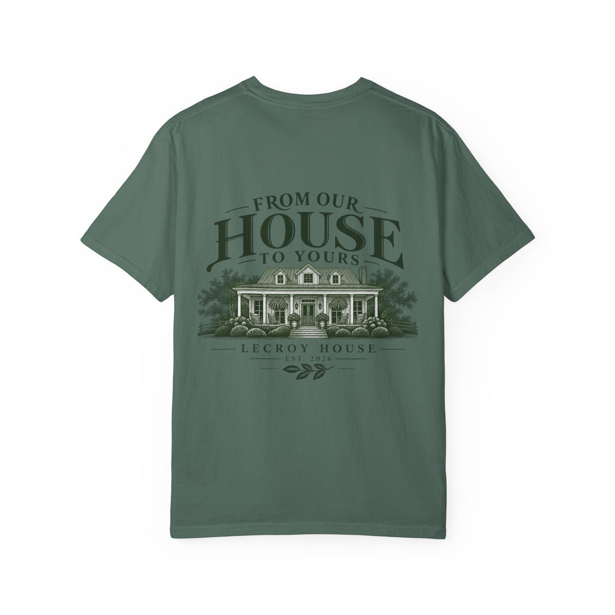 House Portrait T‑Shirt — "From Our House to Yours" Graphic Tee